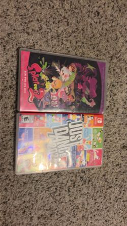 Splatoon two and just dance 2021