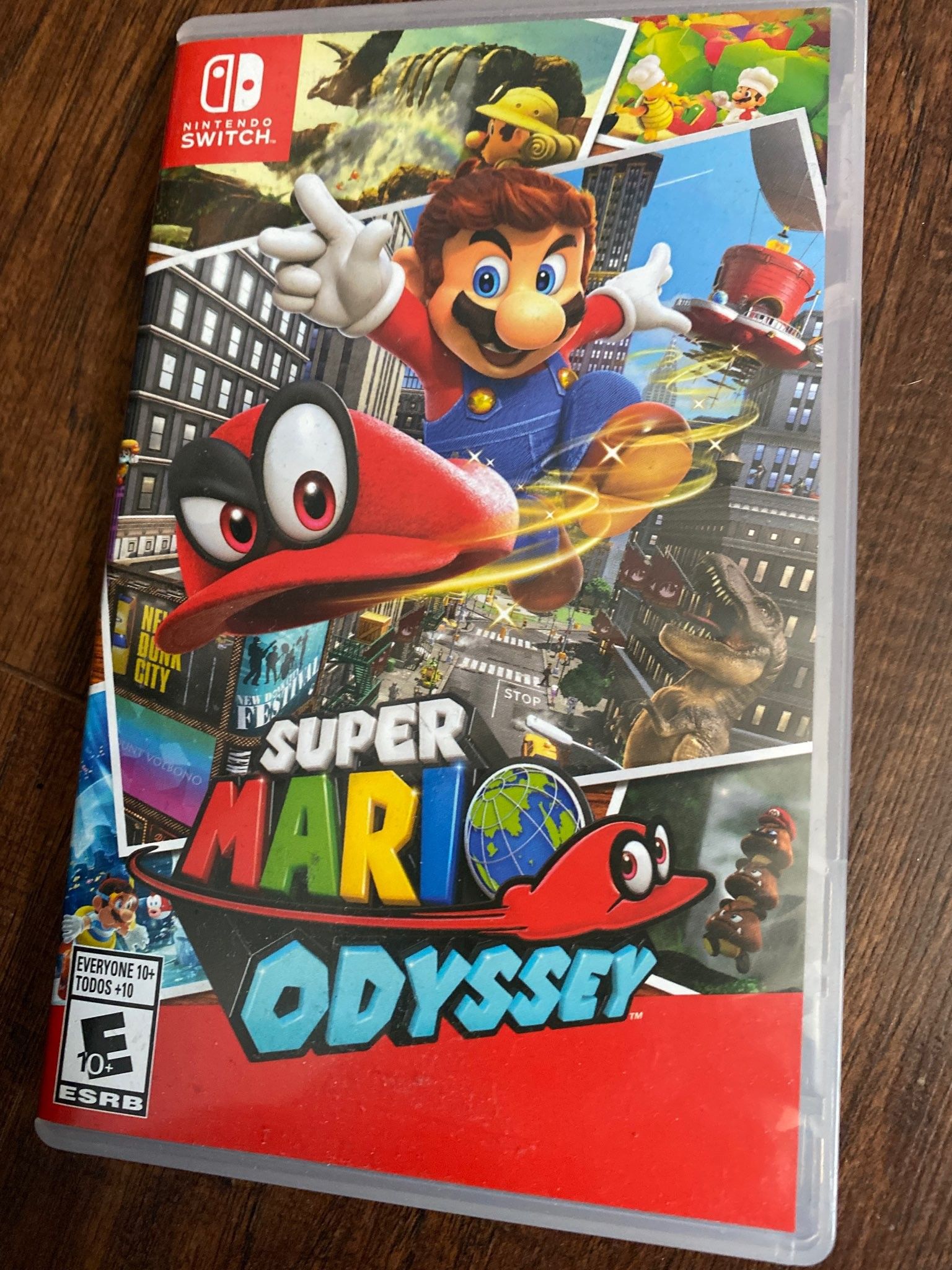 2 Nintendo Switch Games "Zelda" and "Mario Odyssey"