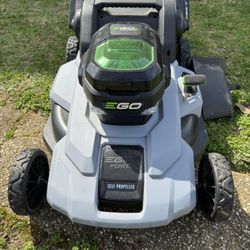 Ego LM2100Sp Self Propelled Mower With All Accessories. NO BATTERY/CHARGER!! TOOL ONLY!