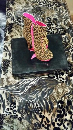 Cheetah Boot Heels