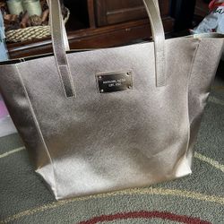 Michael Kors  Tote Bag Gold Pink 