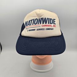 Vintage Sport Cap Nationwide Carriers Roadway Services Trucker Adj.SnapbackHat. 5