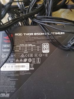 Rog Thor 850w platinum computer  power supply