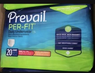 Prevail Disposable Adult Underwear/ Briefs/ Diapers