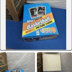 1992-93 Topps Basketball Series 2 Rack Pack Box
