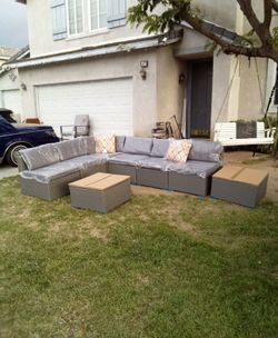 8 PC patio furniture set outdoor patio sofa set 🆕