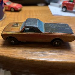 Hotwheels 1967 Burnt Orange Redlines Custom Fleetside