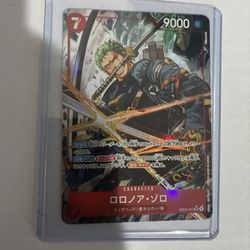 Roronoa Zoro (Alt Art) EB04-007 SR - Egghead Crisis Japanese One Piece