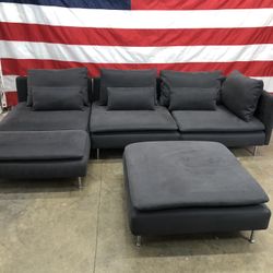 Free Delivery - IKEA SODERHAMN Sectional With Ottoman 