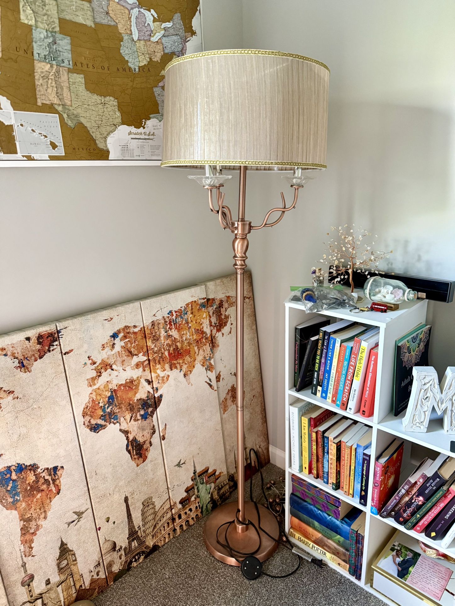 Rosegold lamp