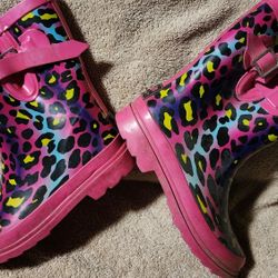 Used Size 2 Girl Rain Boots