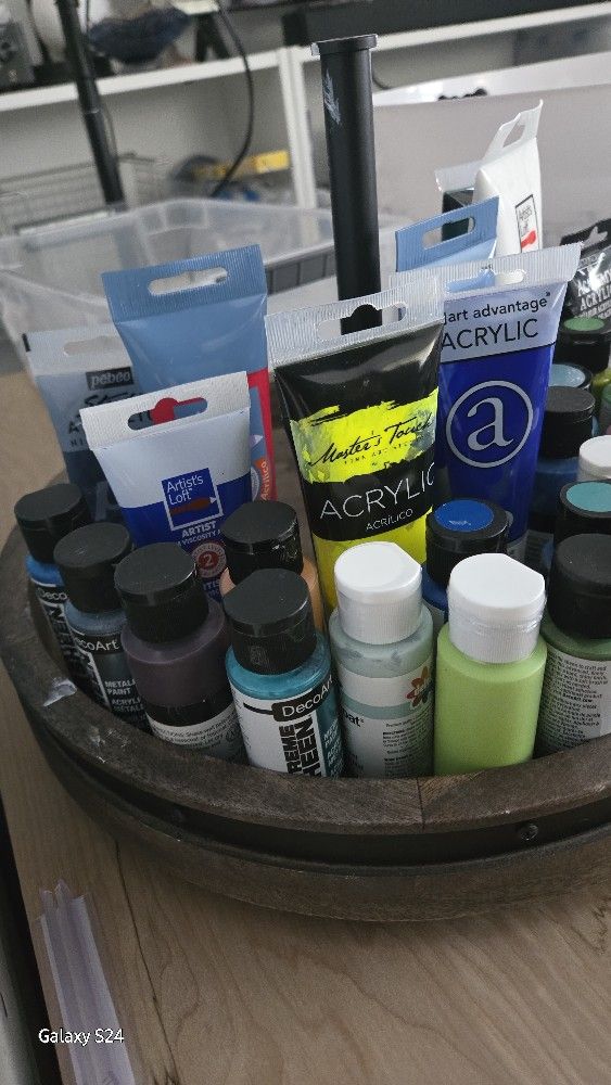 30 Full Bottles Acrylic Paints