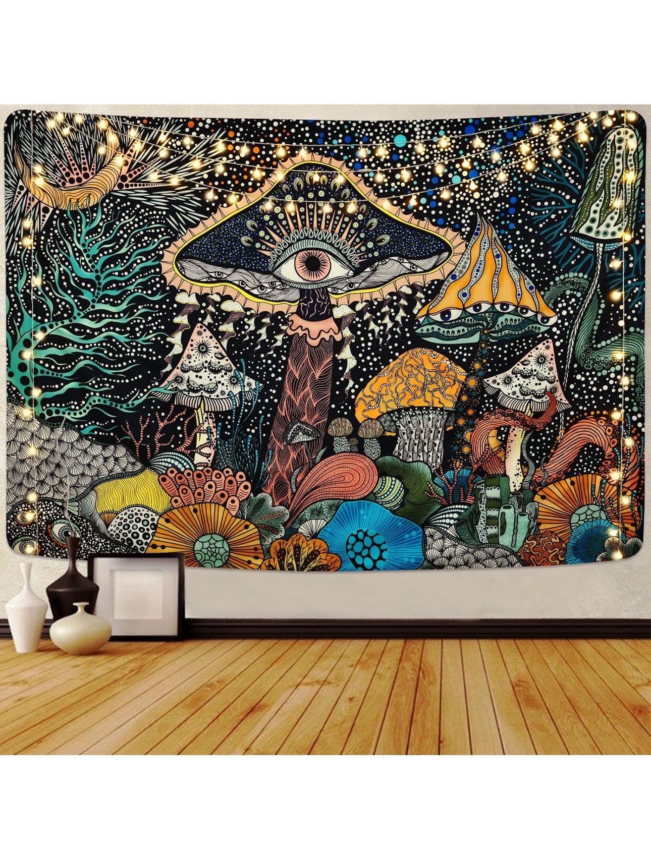 Hippie Mushroom Wall Hanging