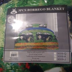 3 Piece Borrego Blanket