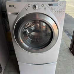 White Whirlpool Washer
