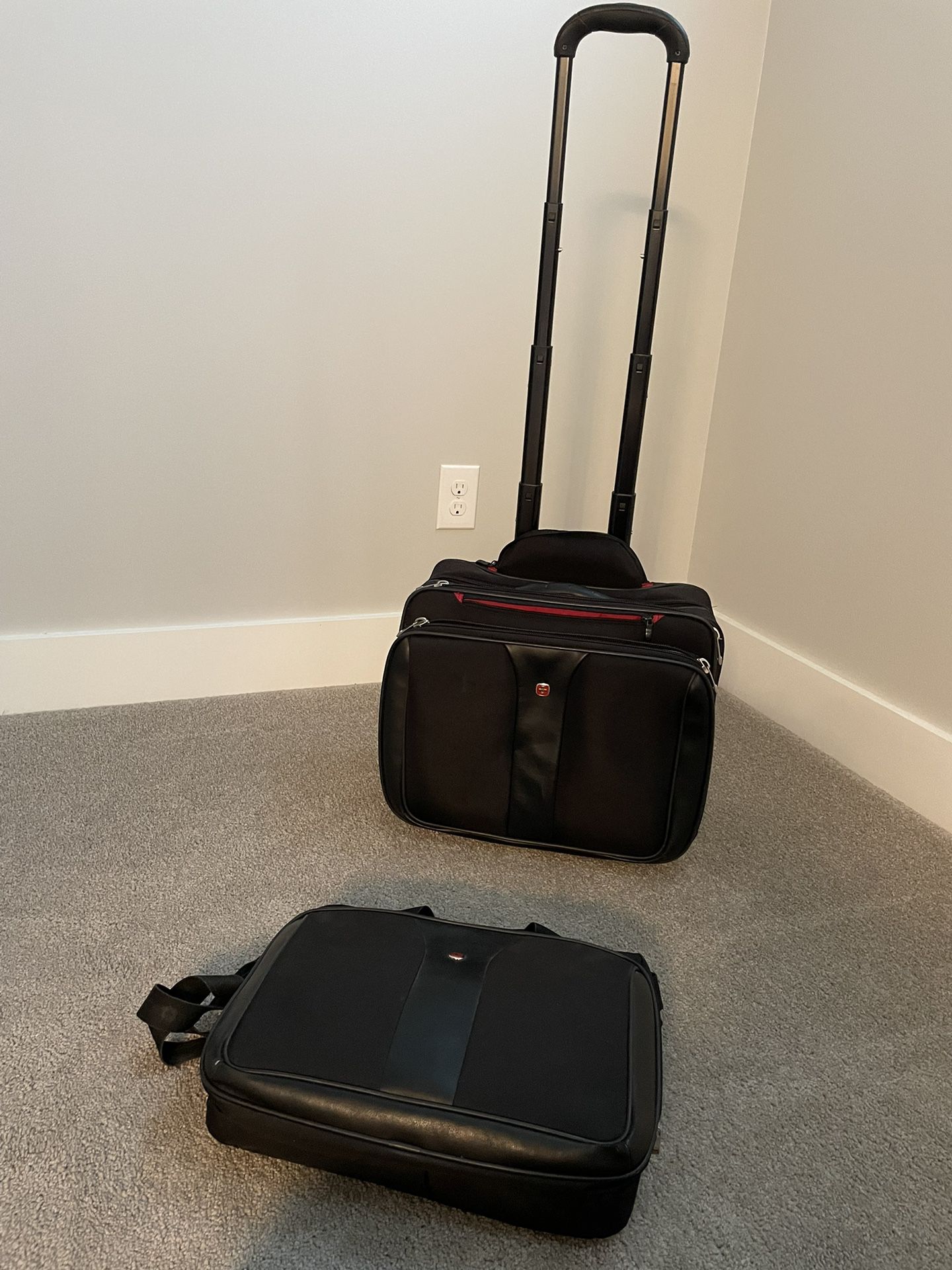 Rolling Laptop Bag With Removable Laptop Case
