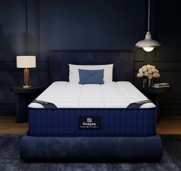 8 inch Twin Mattress, Hybrid Twin Size Mattress in a Box, Cooling Gel Memory Foam Mattress with Pocket Springs, Twin Bed Mattress for Pressure Relief,