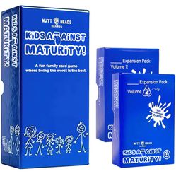 Kids Against Maturity: Card Game for Kids and Families, Combo Pack with Expansion #1 and #2