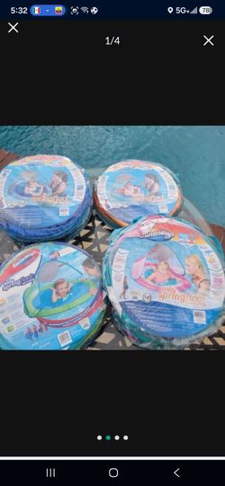 Toddler Spring Pool Float With Canopy