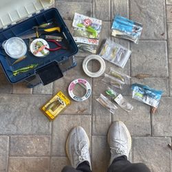 Cast Net Multiple Poles Lures Weights Bait Boxes And Everything You Need Fishing Related For A Good Price