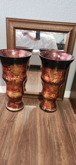 2 Large Opera Italia by Franco Handmade Vases