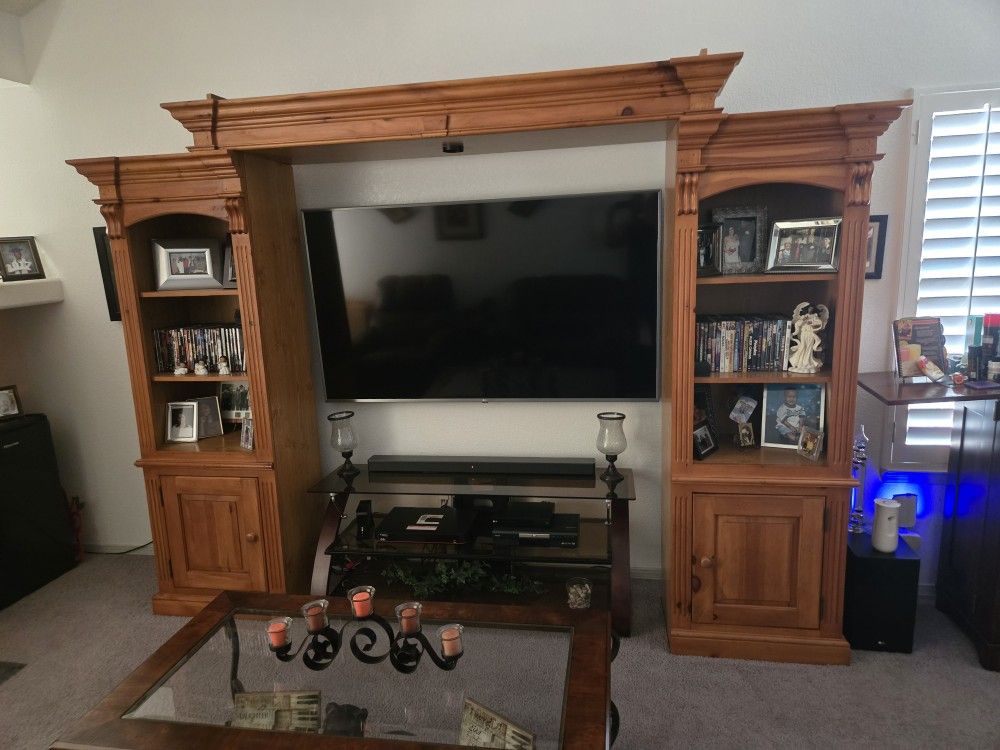 Heavy Duty Solid Wood Wall Unit