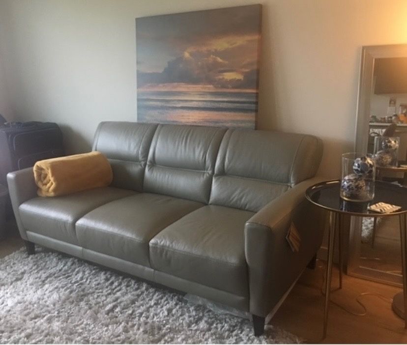 Leather couch