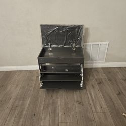 Shoe Cabinet (Grey) New 