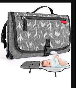 Baby Portable Changing Pad, Waterproof Portable Diaper Changing Table Pad, Travel Baby Changing Pads for Moms, Baby Shower Gift for Boys and Girls (Un