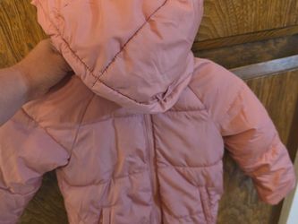 Old Navy Girls Pink Puffer Jacket 4T