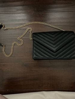 Black Chain Crossbody Bag