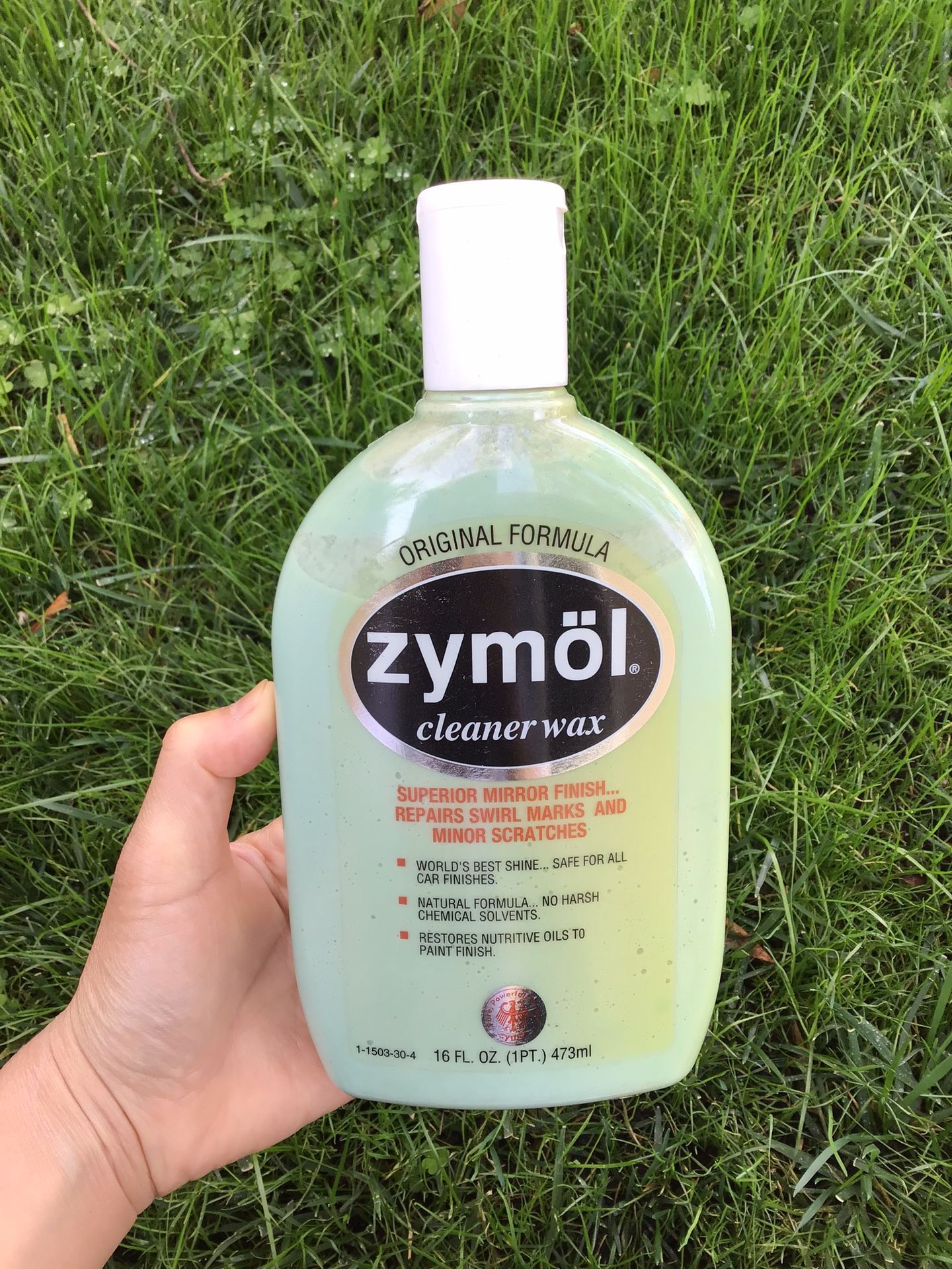 Zymol Cleaner Wax Original Formula Auto Detailing Supplies Zymöl Wax Shine Gloss Mirror Finish Polish Buff Cleaning Buffing Car Van Paint Protection