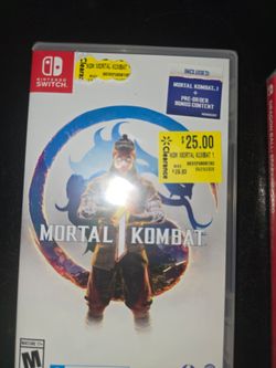 Nintendo switch game mortal kombat 1