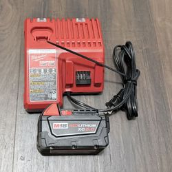 Milwaukee M18 18-Volt Lithium-Ion One 5.0 Ah and Battery Charger