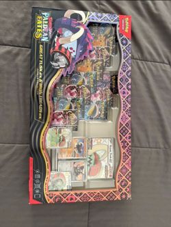 Pokémon Paldean Fates Premium Collection Box Great Tusk ex & Iron Treads