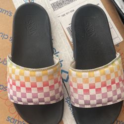 Slides/slip On Sandals, Rainbow Vans For your Youth