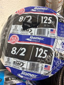 New Romex wire 8/2