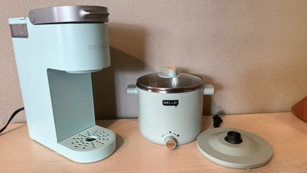 Keurig K-Mini Coffee Maker $40 + Mini Electric Hot Pot $20