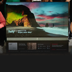 Brand new Telly tv 55” theatre tv