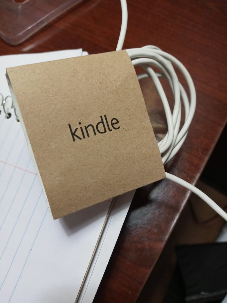 Kindle with case