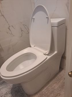 Toilet- One pice dual flush/white