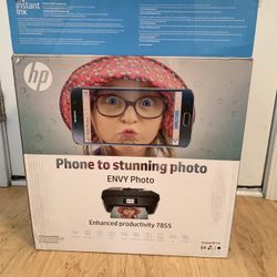 HP Color Printer Scanner 7855  Wi-Fi Photo