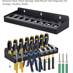 Screwdriver Organizer, Screwdriver Holder, Hammer Rack, Pliers Storage,