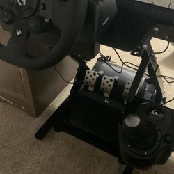 Logitech G293 Steering Wheel With Gear Shifter And Pedals