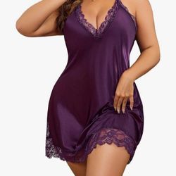 Avidlove Lingerie for Women Plus Size Satin

Lace Nightgown Sexy Full Sleepwearar