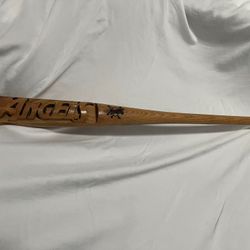 Anaheim Angels 1997 MLB Wood Carved Baseball Bat/Solid Wood - Bar Decor 35"