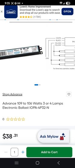 Ballast i have 6 $100 all