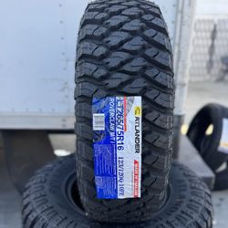 Lt265/75/16 Atlander Mud Terrain  New Tires Installed And Balanced Included ‼️✅⚠️