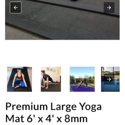 Premium Yoga Mat 6x4 8mm