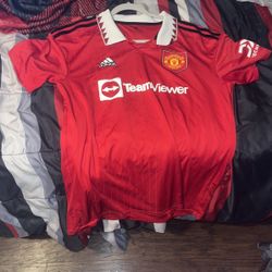 Original Adidas Manchester United 22/23 Home Shirt | Men’s L 